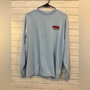 Vineyard Vines Light Blue Holiday Long Sleeve